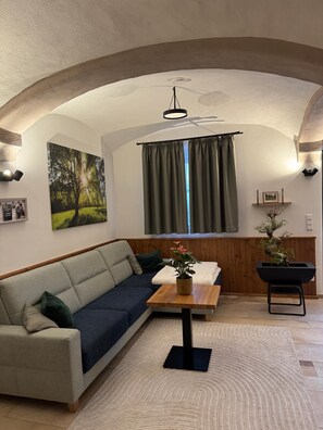 Living area - Private SPA Premium Suite with terrace (Muhr am See)