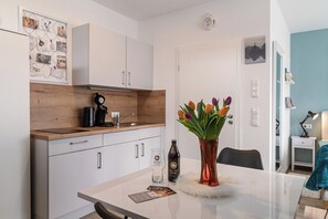 Interior - Modern Skandi apartment with terrace and fenced garden in Gunzenhausen (Gunzenhausen)