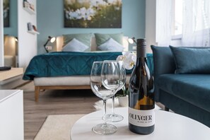 Interior - Modern Skandi apartment with terrace and fenced garden in Gunzenhausen (Gunzenhausen)