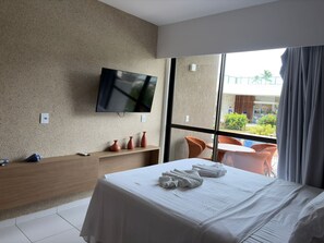 Lägenhet Deluxe - utsikt mot poolen - bottenvåning