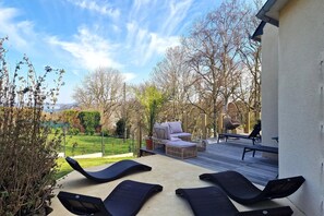 Terrace/patio - Family home in Locquirec Bay (Locquirec)