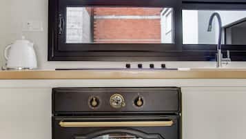 Studio, balkon, uitzicht op de stad | Interieur