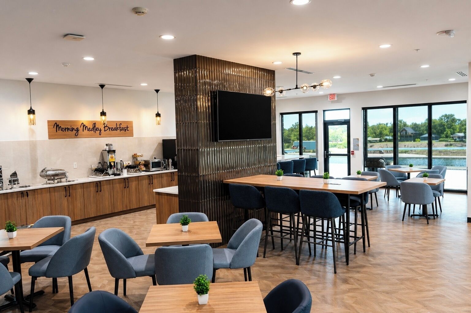 Breakfast area