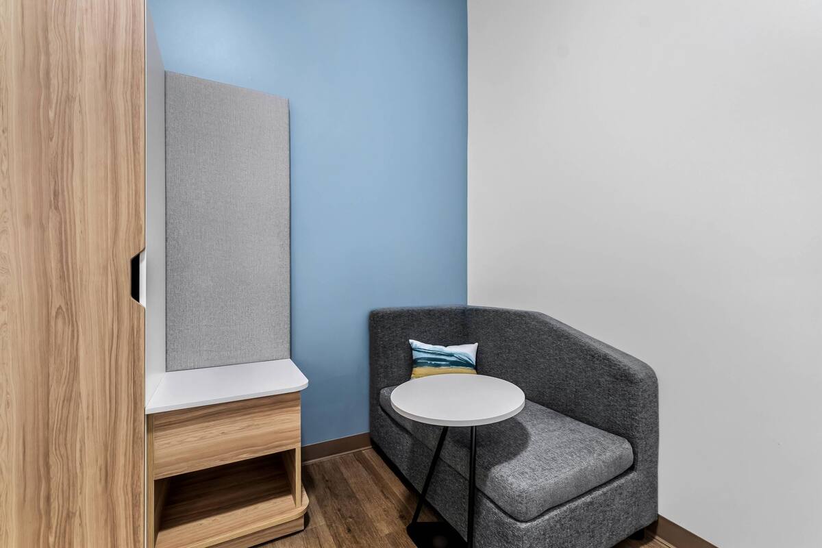 Suite, 1 King Bed with Sofa bed, Accessible, Non Smoking | Desk, blackout drapes, iron/ironing board, WiFi (free)