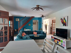 Living area - Villa kéva 4 to 6 persons saint François Guadeloupe (Saint-François)