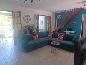 Living area - Villa kéva 4 to 6 persons saint François Guadeloupe (Saint-François)