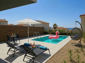 Outdoor pool - Two-bedroom Villa Atlantida 1 with the private pool and sea view (Novalja)