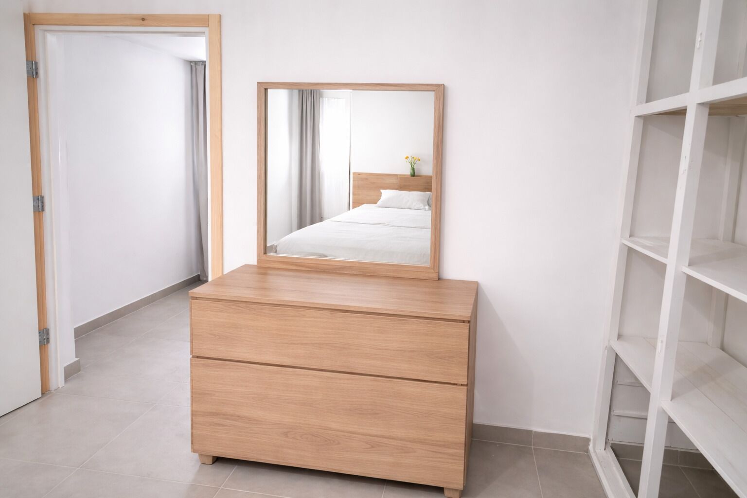 Apartament Comfort, vistes al pati