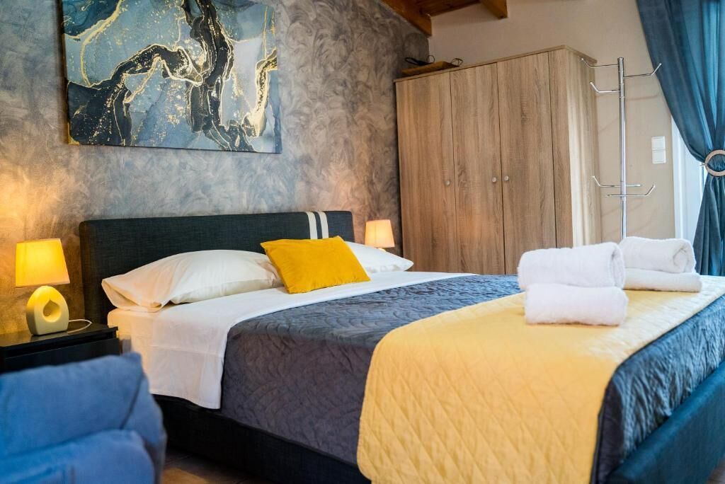 Leilighet, balkong, hageutsikt