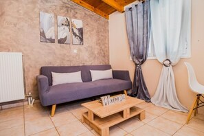 Apartment, Balcony, Garden View | Living area - Dream Houses Near Athens Airport By SEM (Spata-Artemida)