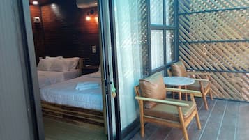 Superior Twin kamer, balkon, uitzicht op tuin