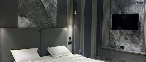 舒适客房, 阳台, 城市景观