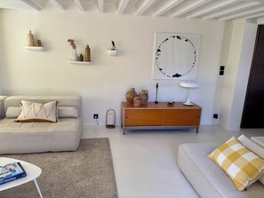 Living area - Charming Arcachonnaise near beaches and port for 6 people (Arcachon)