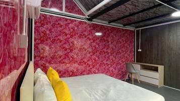 Standard enkelrum - balkong - utsikt mot bergen