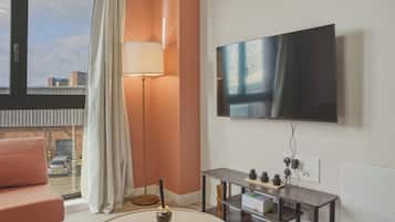 Appartement, 1 kingsize bed met slaapbank, niet-roken, kitchenette | Woonruimte