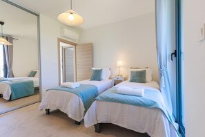 2 bedrooms, iron/ironing board, WiFi, bed sheets - Panoramic Sea-View Apartment | Walk to Sandy Beach | Peaceful Lumbarda Retreat (Lumbarda, Korcula Island, Croatia)