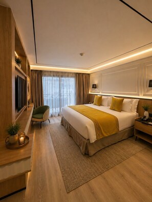 Superior Suite, Balcony, Courtyard View | In-room safe, soundproofing, iron/ironing board, free WiFi - L'ADRESSE HOTEL  (Tangier)