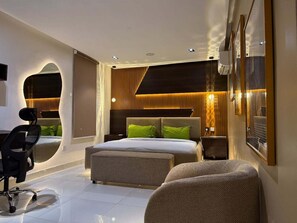 Apartemen Ekonomi, balkon, pemandangan kota