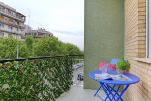 Comfort Apartment | Terrace/patio - San Giovanni Appia Park Modern Apartment with Balcony Metro A 10 Min City Center (Rome)