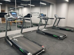 Fitness facility - 👉Modern Loft with Swimming Pool and Balcony 2 Blocks from the Sea Rodadero Sur Santa Marta (Gaira)