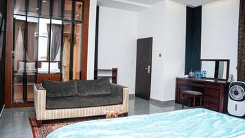 Economy-Apartment, Balkon, Stadtblick