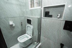 Economy Apartment, Balcony, City View | Bathroom - The Enclave Apartment (Asaba)