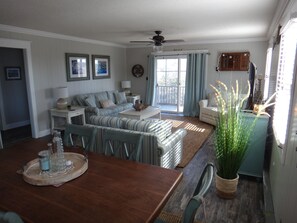 Smart TV, DVD player, books, video library