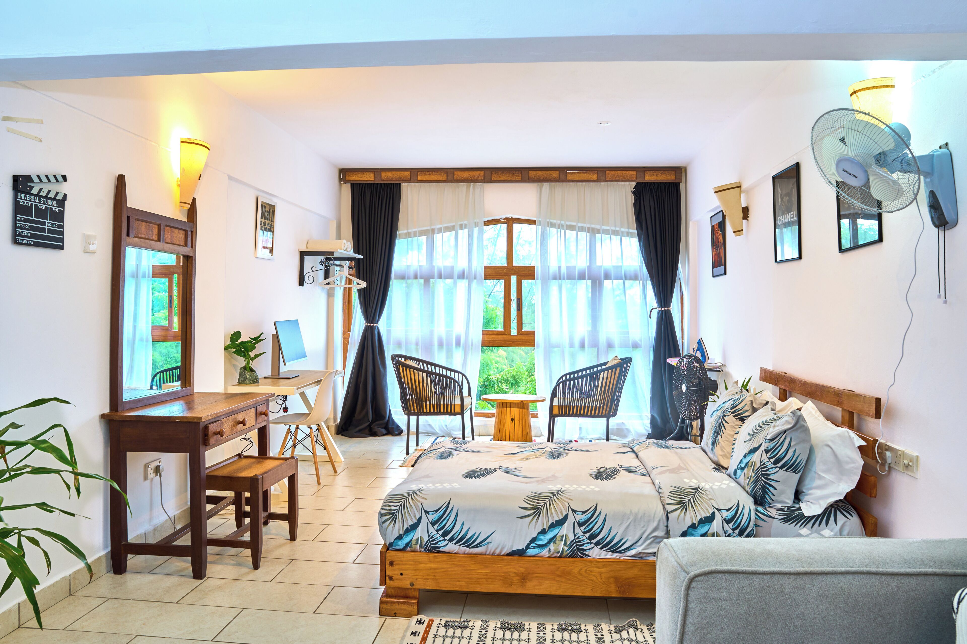 1 chambre, fer et planche à repasser, Wi-Fi, draps fournis