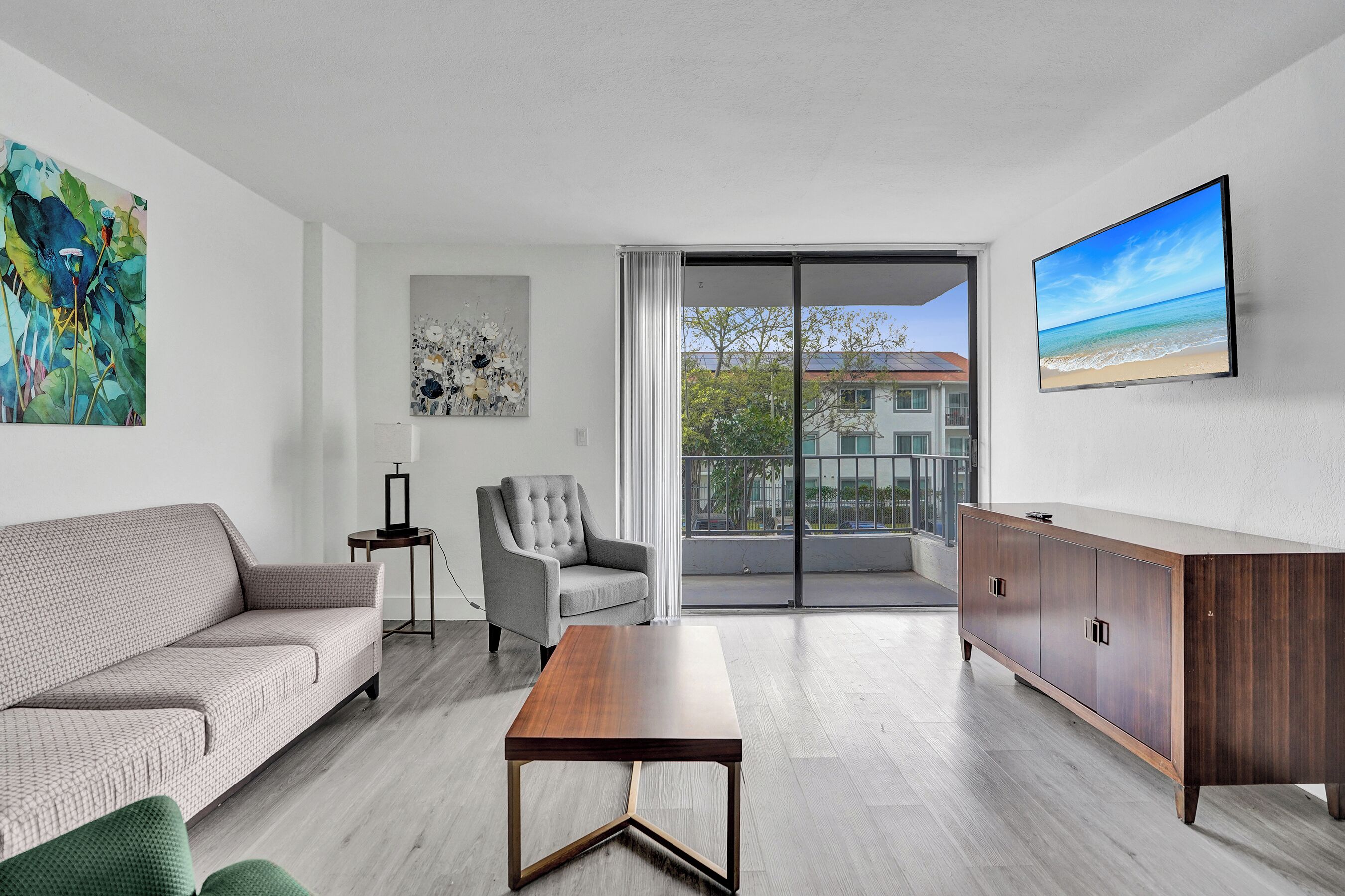 Deluxe kamer, 1 queensize bed, niet-roken, privébadkamer | Woonruimte