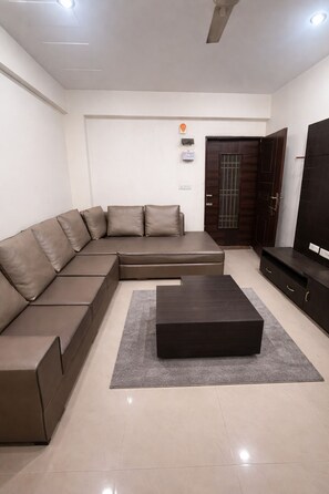 Interior - Tranquil 1-bedroom apartment with AC in vibrant Vrindavan (Vrindavan)