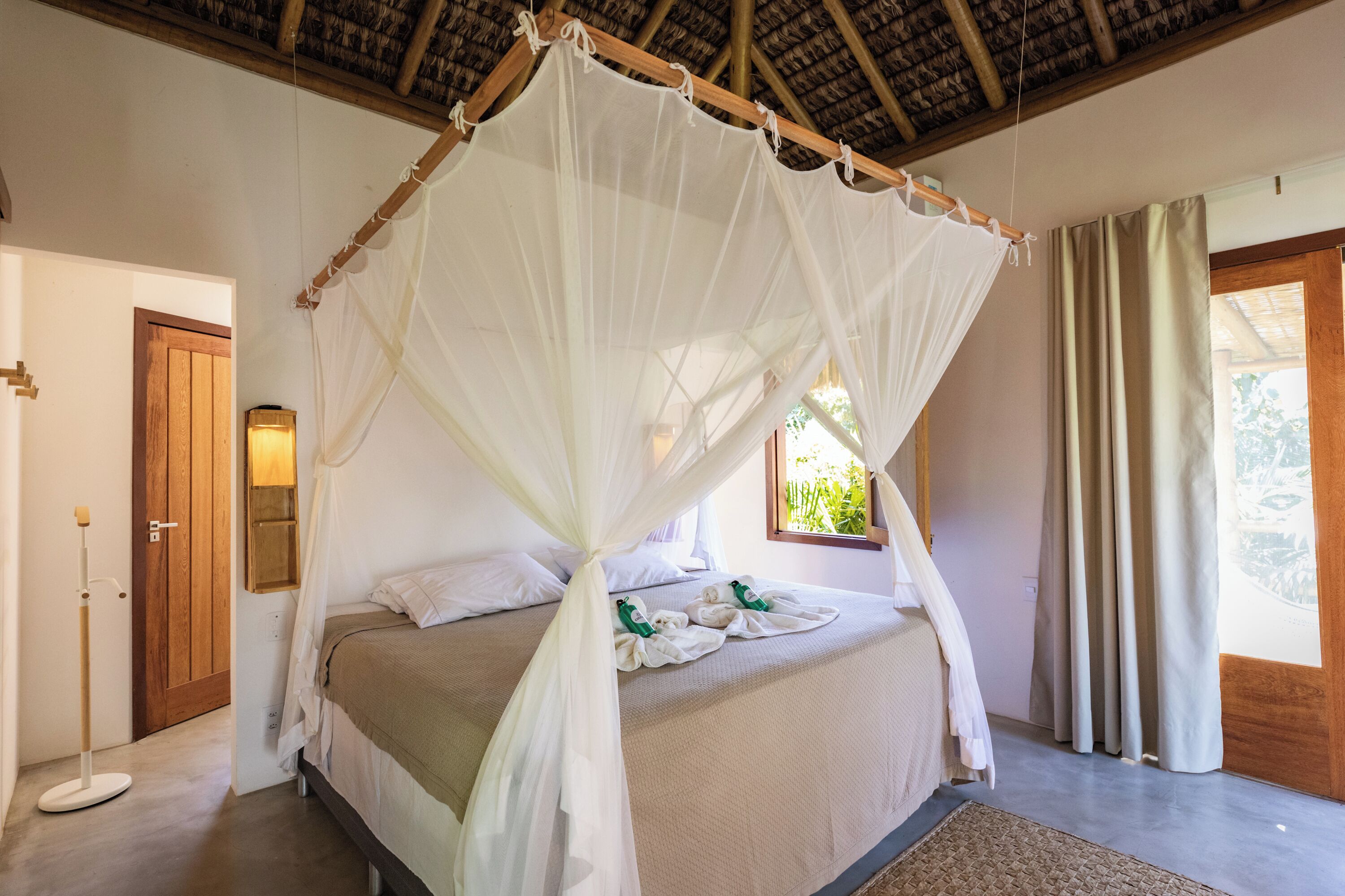 Exclusieve chalet, uitzicht op tuin