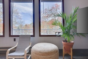 Interior - Modern Poconos Retreat: Heated Gazebo & Work-Space (Long Pond)