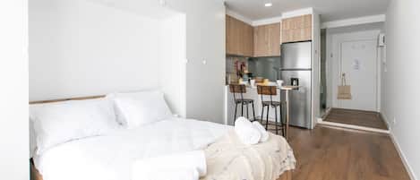 1 Schlafzimmer, Bügeleisen/Bügelbrett, Internetzugang, Bettwäsche