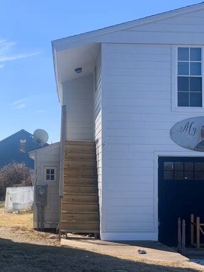 Exterior detail - Oceanfront Apartment  Steps into Town (New Shoreham)