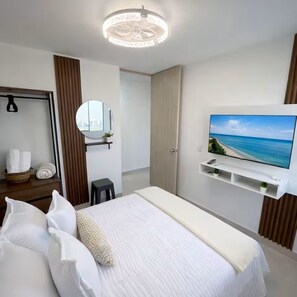 Room - Luxury Apartment with Swimming Pool Near the Sea (Cartagena de Indias)