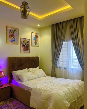 Economy Apartment, Balcony, City View | In-room safe, desk, laptop workspace, blackout drapes - Vokz Luxury Shortlet (Alakahia)
