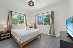 4 chambres, fer et planche à repasser, Wi-Fi, literie fournie