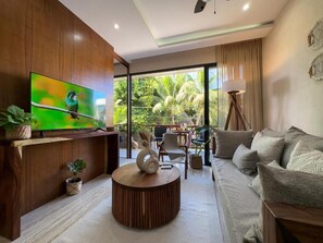 Living area - Casa Alba (Puerto Morelos)