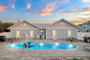 Pool - Newly Listed Duplex with Private Pool, Grill, Arcade and Backyard (Port St. Joe)