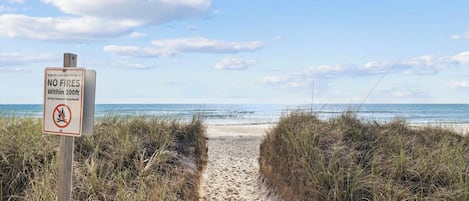 Beach nearby