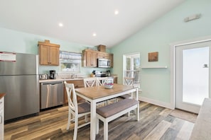 Fridge, microwave, oven, stovetop - Dog Friendly Duplex with Pool and Grill, Shared with Duplex 2 (Port St. Joe)