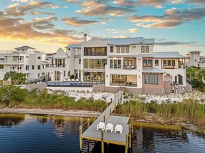 Exterior - Newly Listed, Lake Front Main House with Gulf Views, Pool and Low-Speed Vehicle (Santa Rosa Beach)
