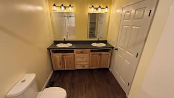 Towels, soap, toilet paper