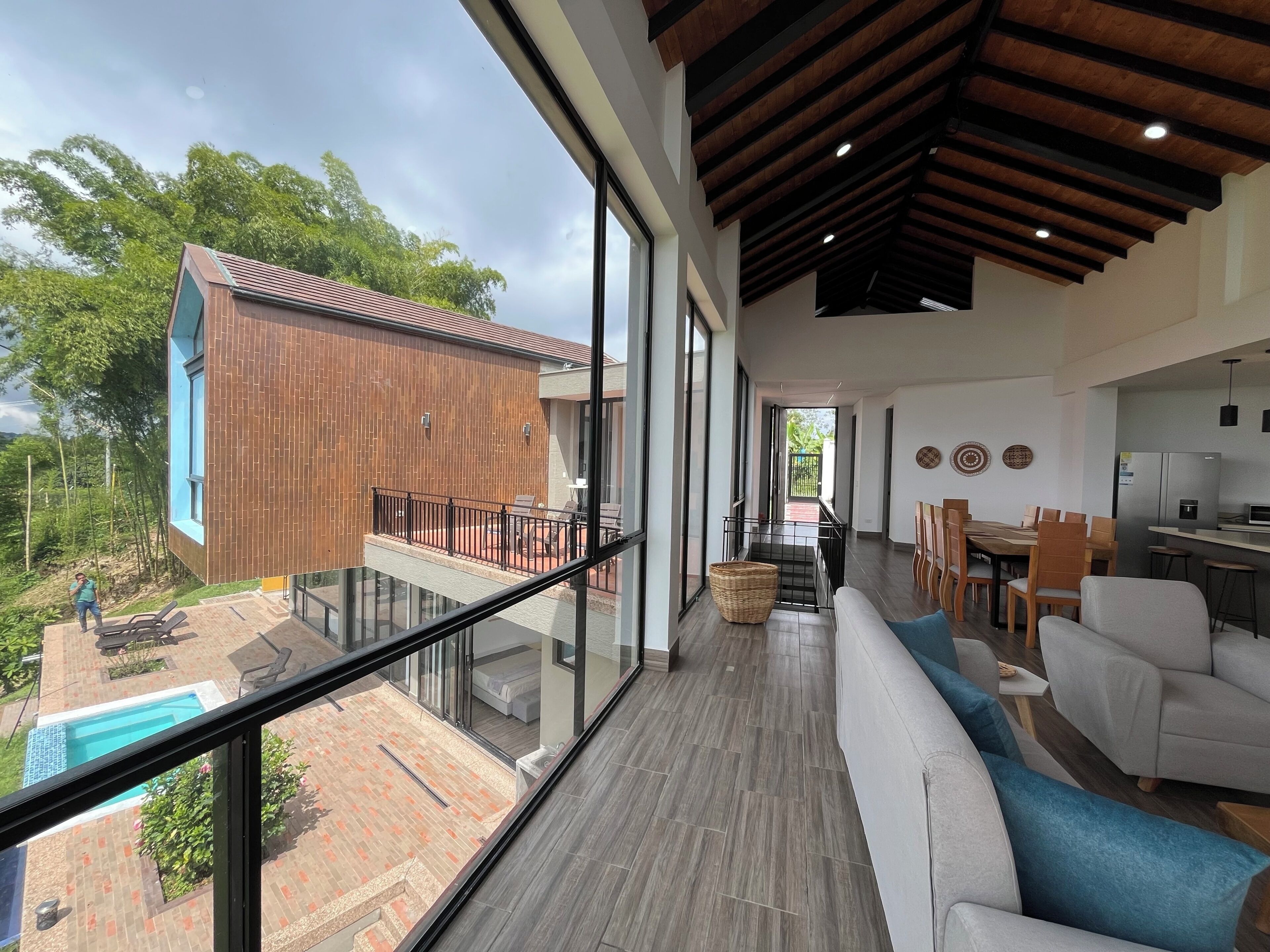 Hus, fjellutsikt | Utendørsservering