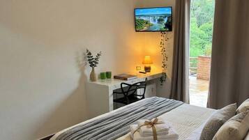 Suíte superior, vista para a montanha