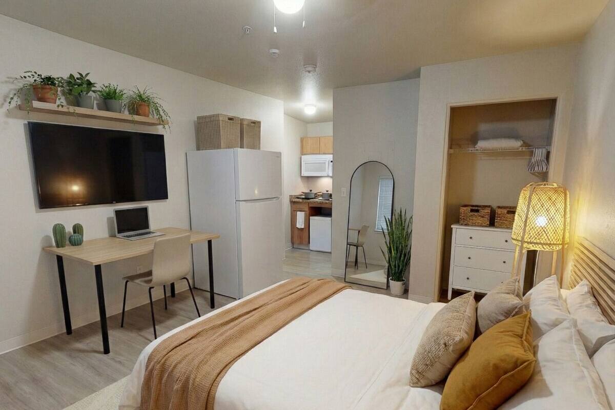 标准开间, 露台, 泳池景观