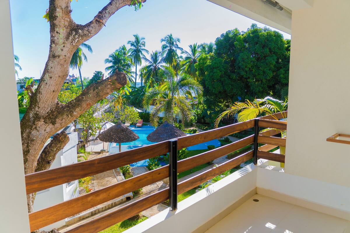 Double or Twin Room, Partial Sea View | Terrace/patio