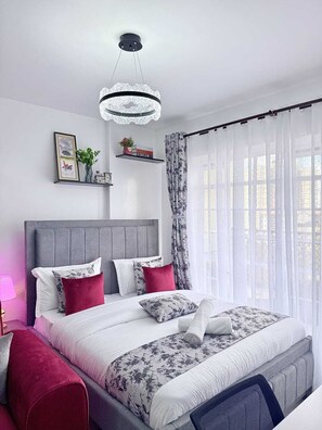Iron/ironing board, WiFi, bed sheets, wheelchair access - Charming apartment in peaceful Nairobi perfect for your city stay (Nairobi)