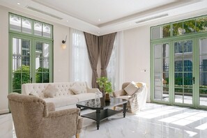 Biệt thự Deluxe, quang cảnh thành phố | Khu phòng khách