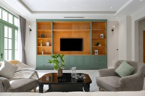 Deluxe Villa, City View | Living area - P817 Elite Tropical Residence (An Thoi)